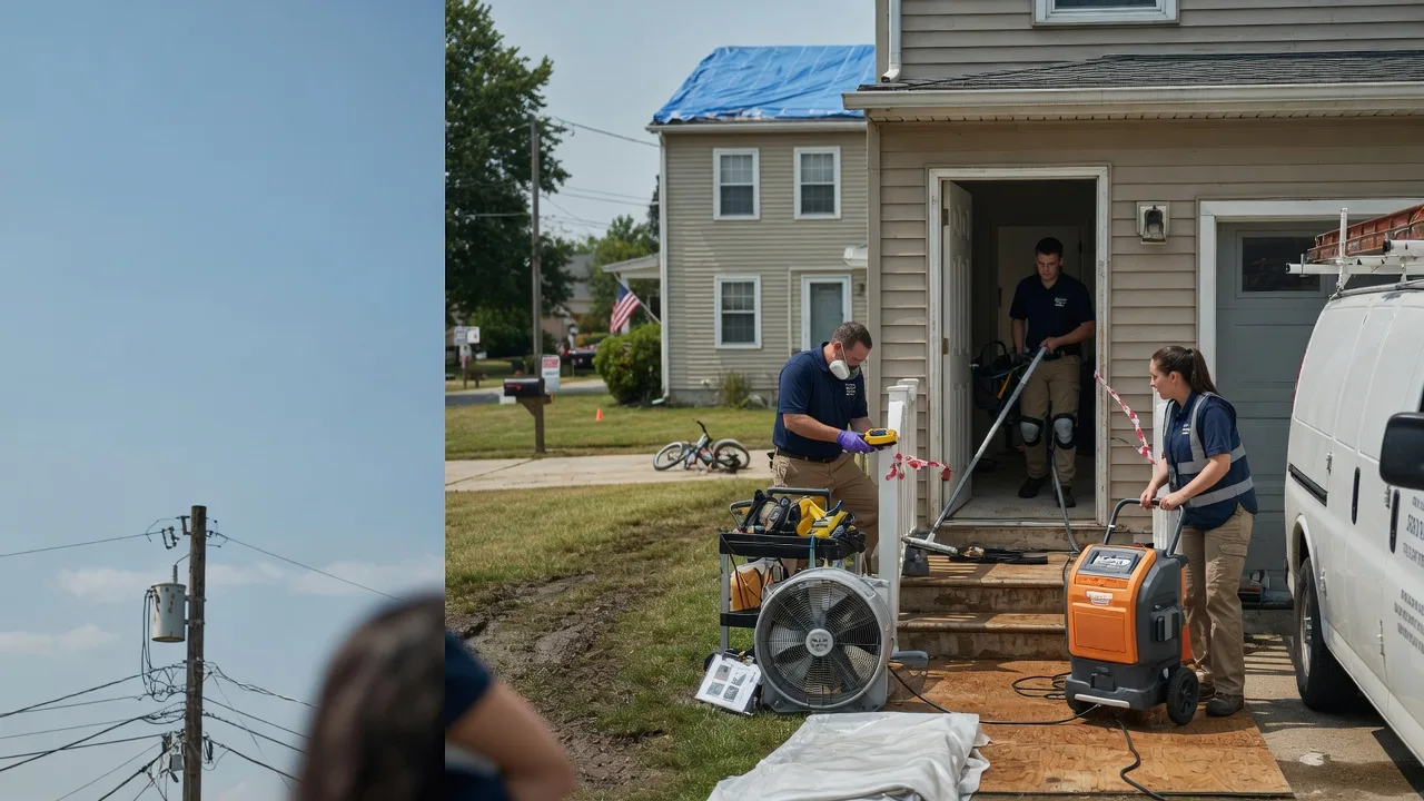Water Damage Repair in New Bavaria, OH near me